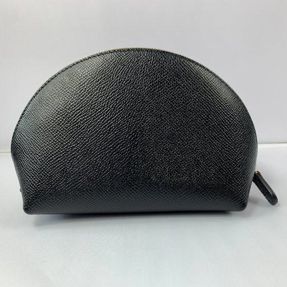 Host Pick 🥳🎉Salvatore Ferragamo Cosmetic Zip Pouch in Nero NEW W BOX - Picture 4 of 11